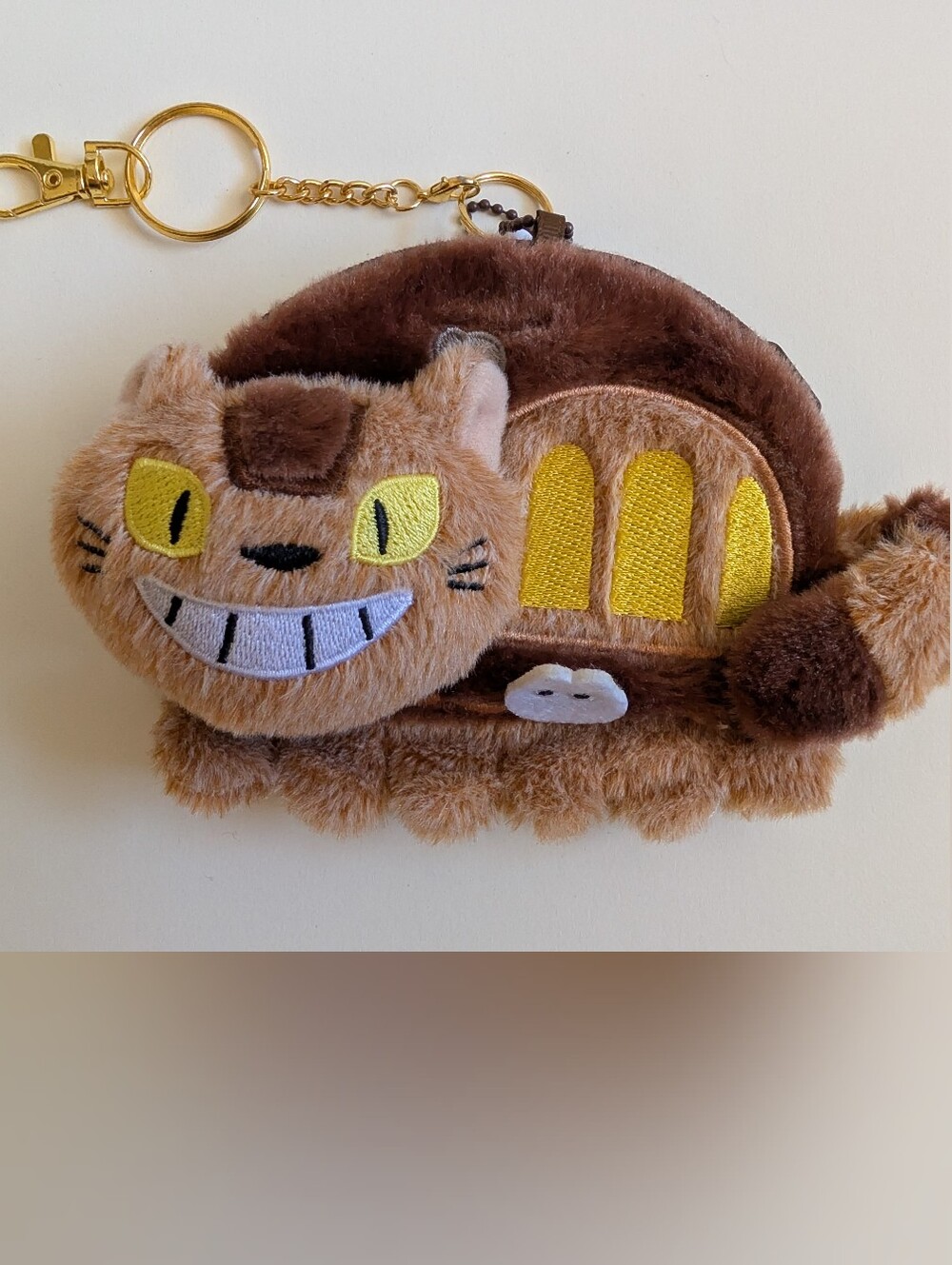 Plush Catbus Keychain Coin Purse My Totoro